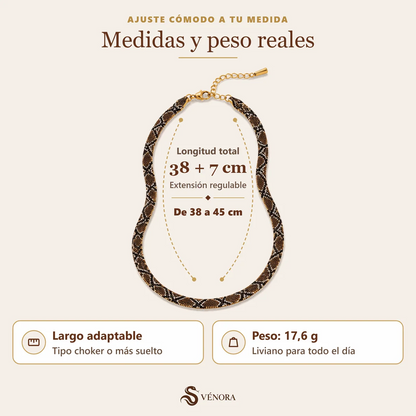 Braided Snake Necklace