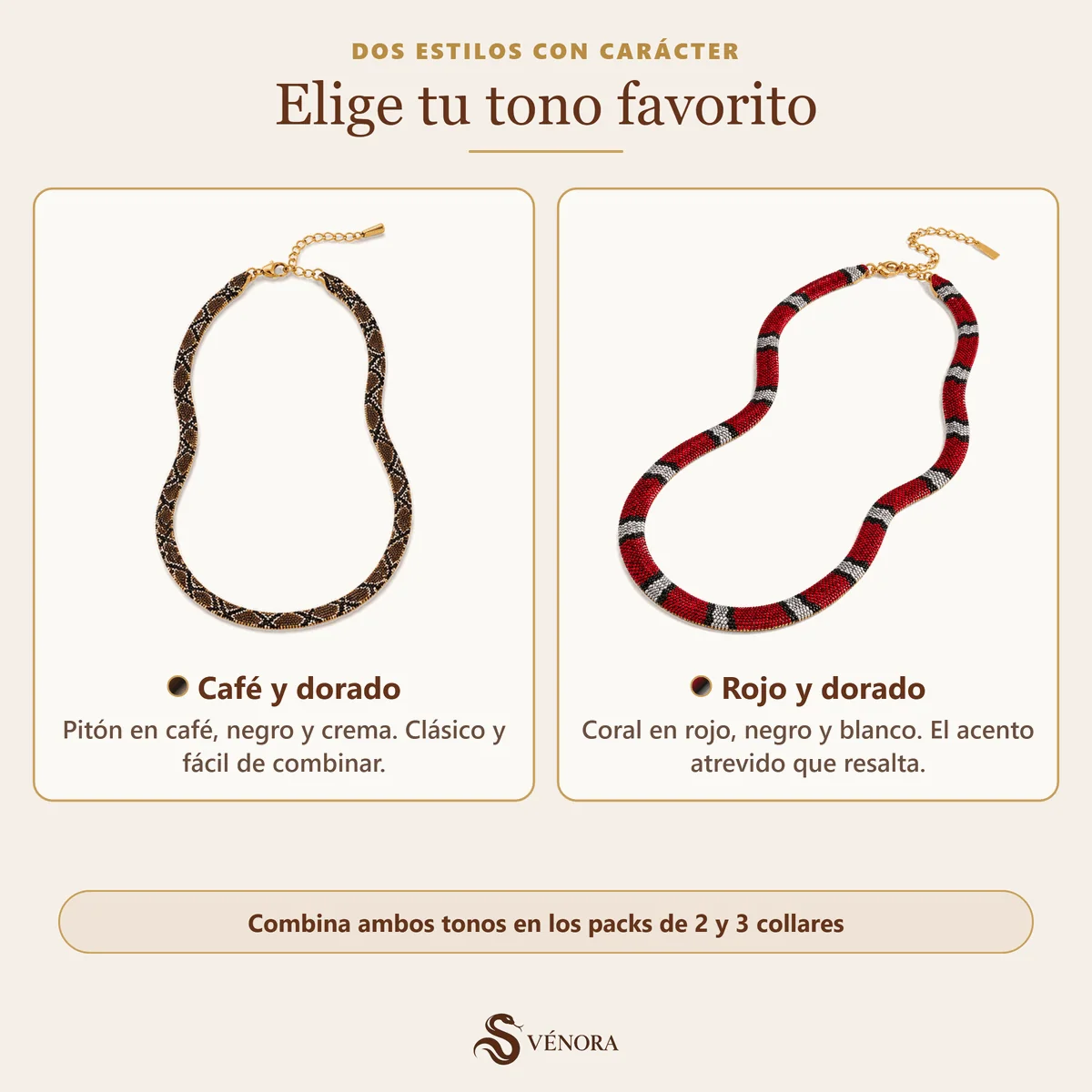 Braided Snake Necklace