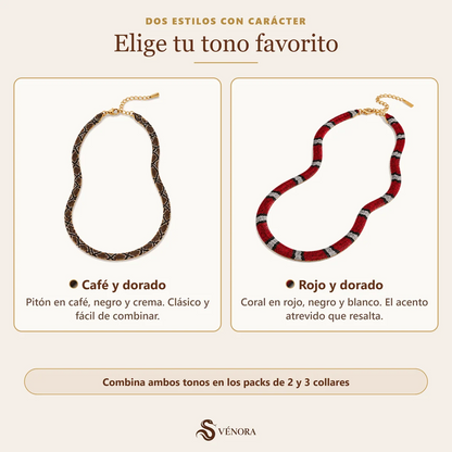 Braided Snake Necklace