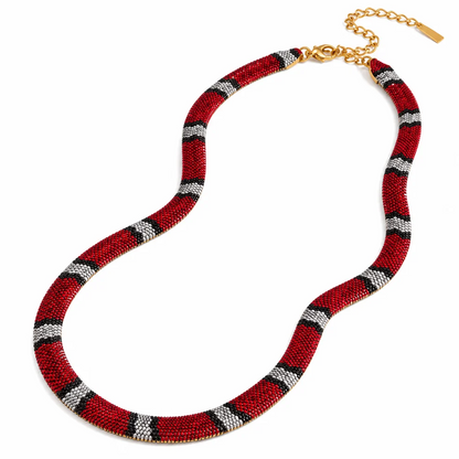 Braided Snake Necklace