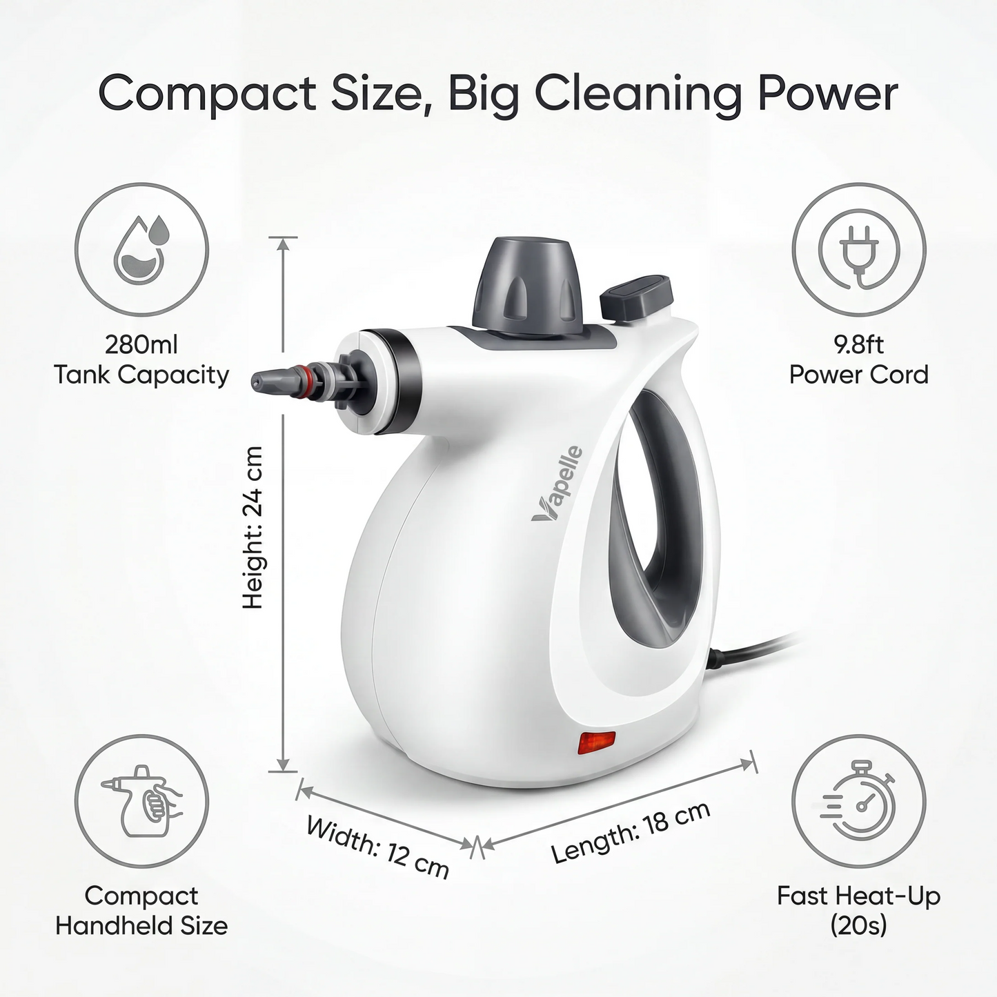 Liranchi Vapelle Steam Cleaner