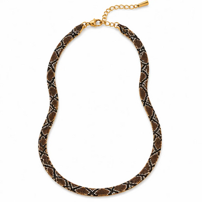 Braided Snake Necklace